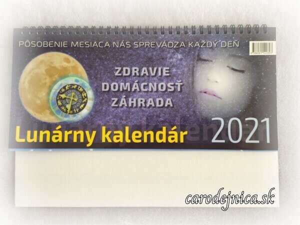 Lunárny kalendár 2021 stolový