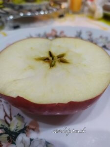 prekrojené jablko